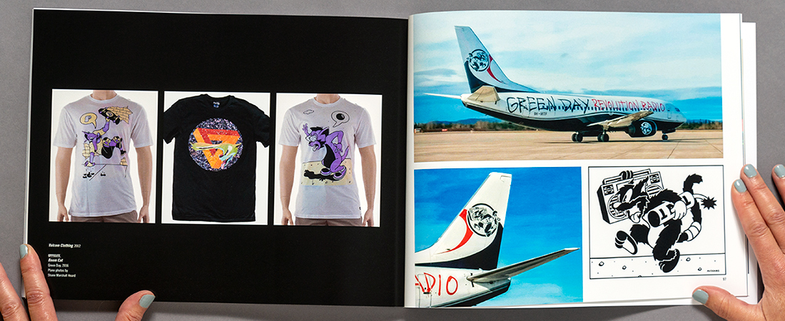 Anthony Ausgang: Shifting Gears catalog, Green Day spread