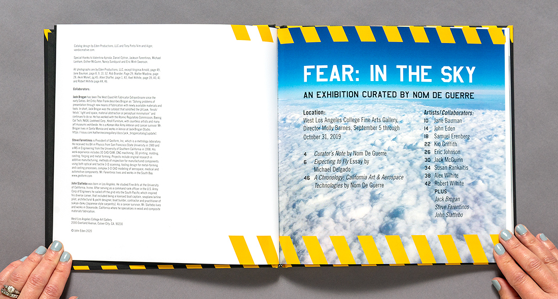 FEAR: IN THE SKY, title page and credits