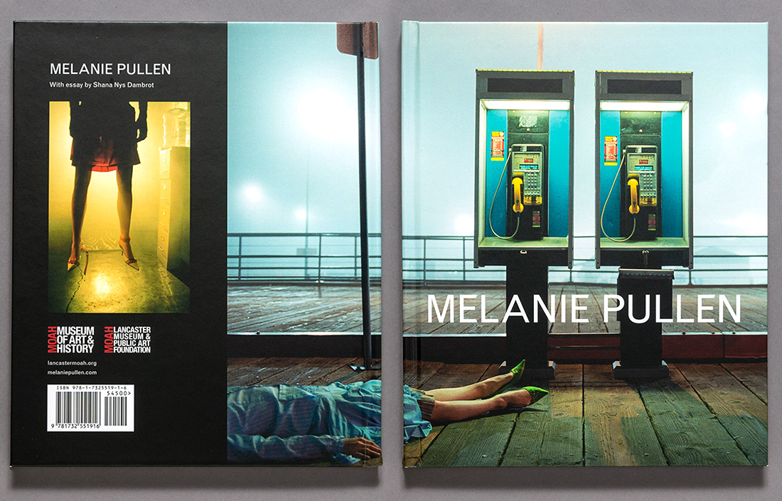 Melanie Pullen museum monograph, front and back covers