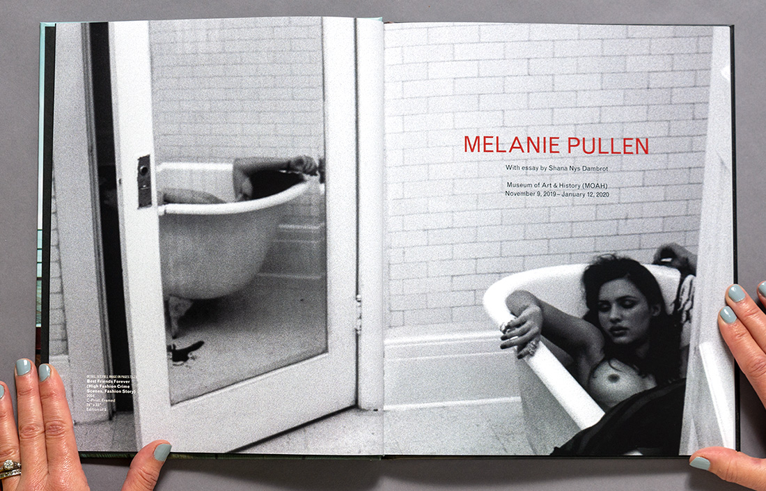 Melanie Pullen museum monograph, title spread