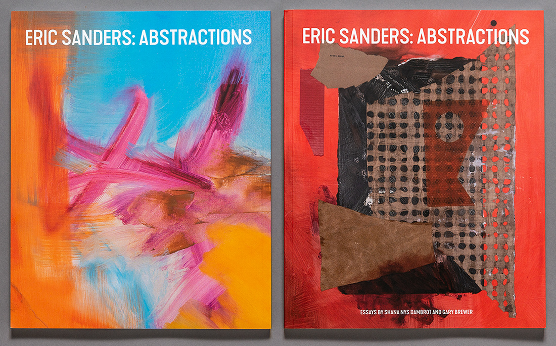 Eric Sanders: Abstractions, front and back covers