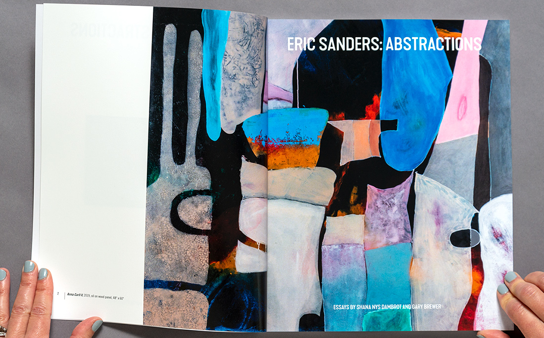 Eric Sanders: Abstractions, title spread